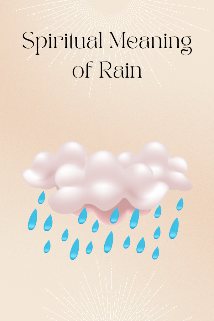 Spiritual Meaning of Rain pin