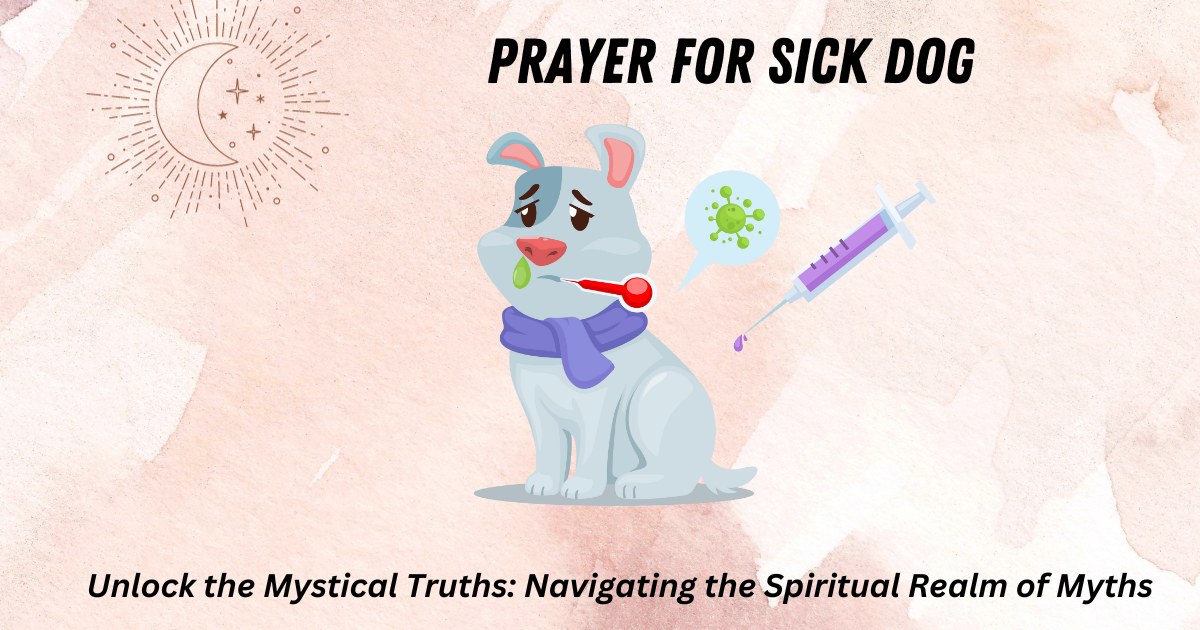 prayer for sick dog